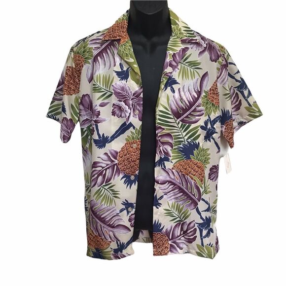 Vintage Seawind Hawaiian Shirt Hilo Hattie Tag Attached Aloha Sz S NWT - Picture 2 of 12